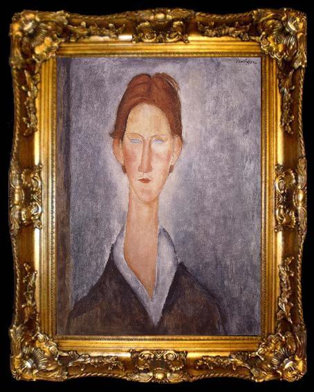 framed  Amedeo Modigliani Young man, ta009-2